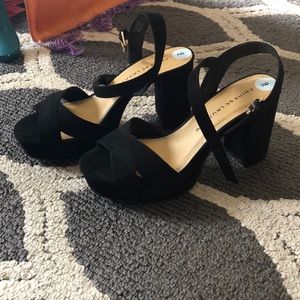 Open toe Chunky Heel